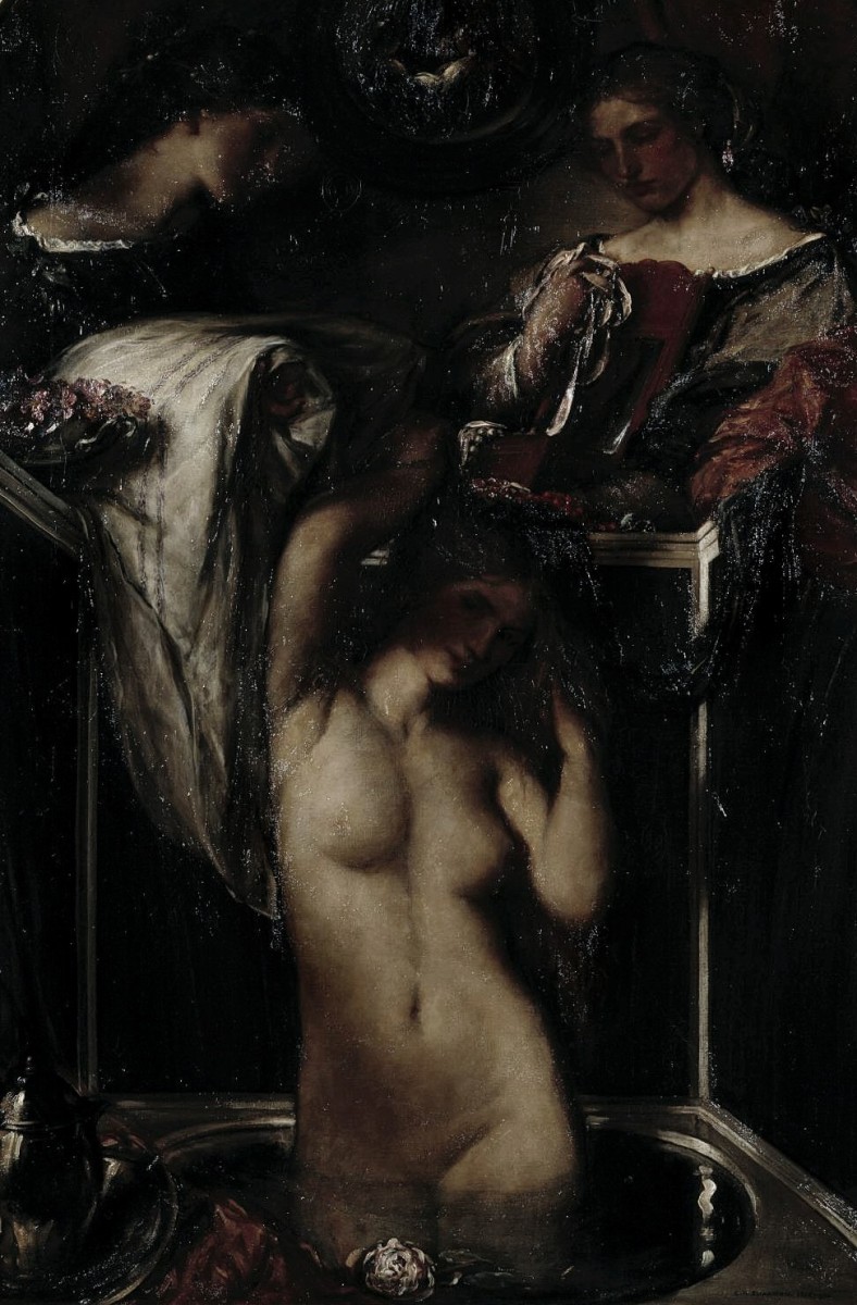 "Composition. Nude" by Charles Haslewood Shannon