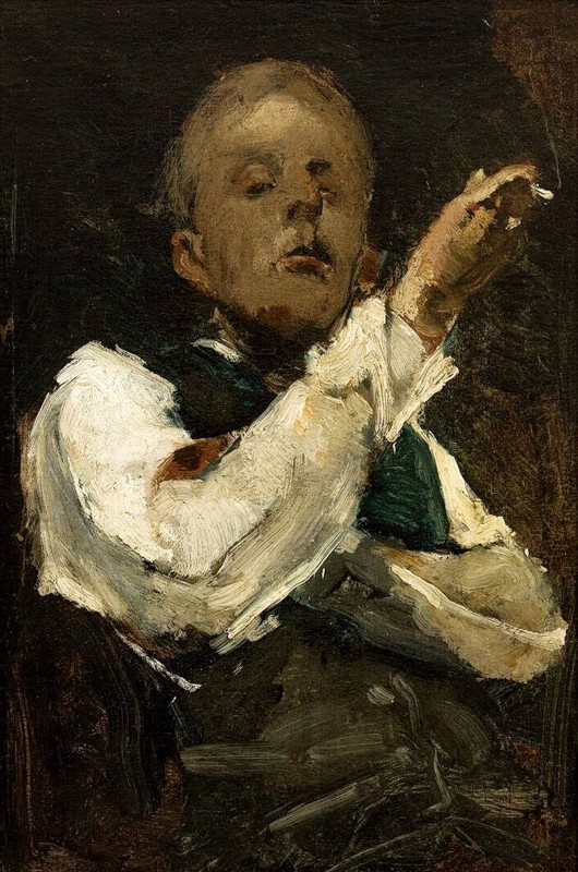 "Pictură. Figură / semifigură" by George Hendrik Breitner