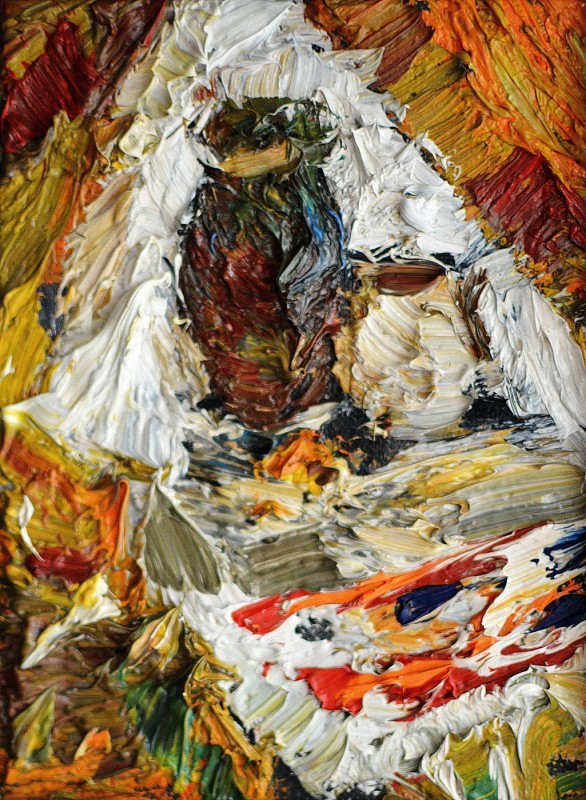"Studiu. Natură statică" by Maia Doina, 2016, 150x120mm, oil on canvas