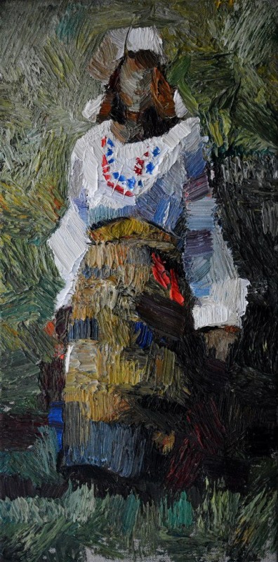 "Живопись. Пленэр. Фигура / полуфигура. Пленэр в Молдове" by Влада Cибуc, масло / холст