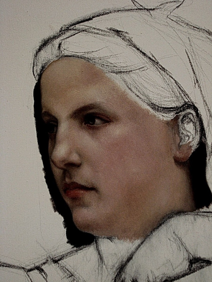 "Painting. Portrait" by William-Adolphe Bouguereau