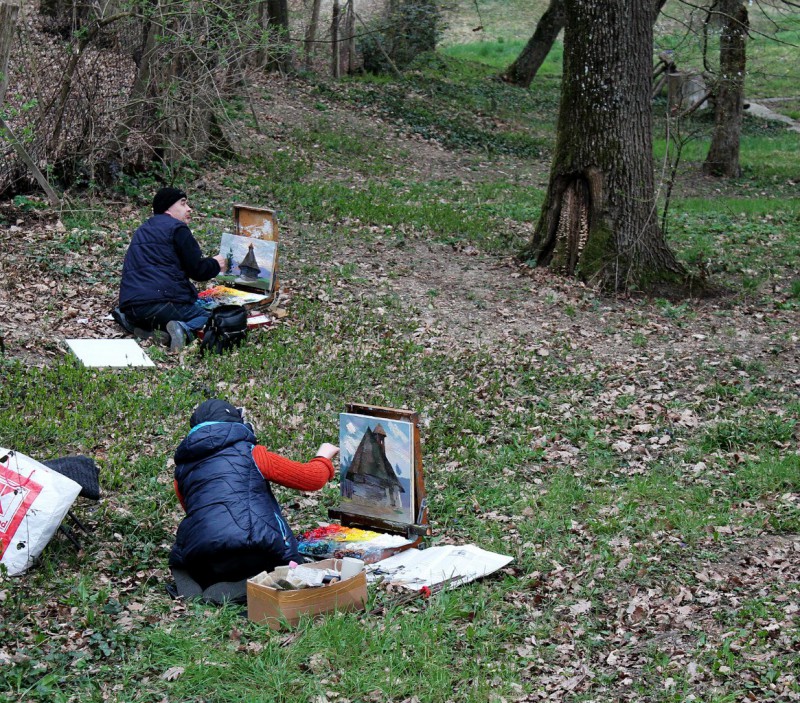 ... de la pleinair-ul din România, martie 2016