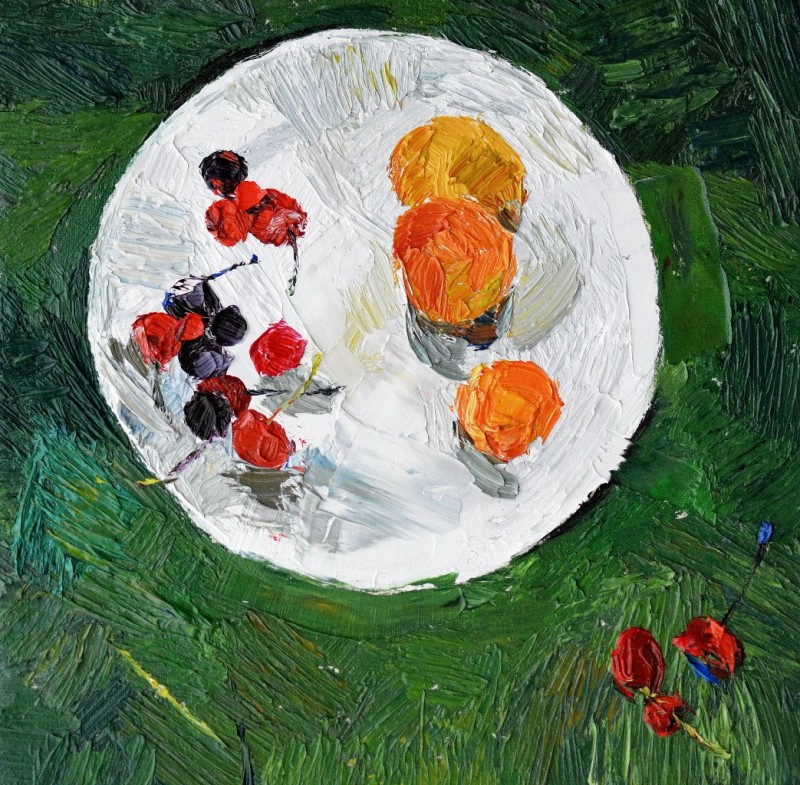 "Painting. Pleinair. Pleinair moldova" by Sorina Păcătos, oil on canvas
