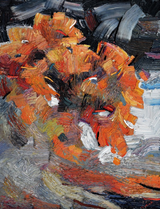 "Состояние. Цветы" by Анатол Гимпу, 2000, 680x520mm, масло / холст