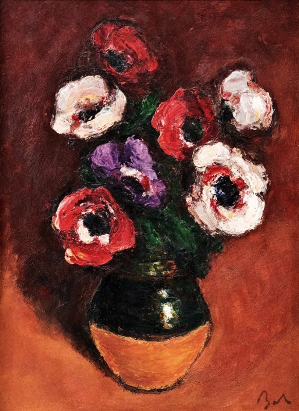 "Pictură. Flori" by Corneliu Baba