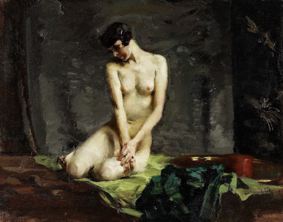 "Painting. Nude" by Rudolf Nissl