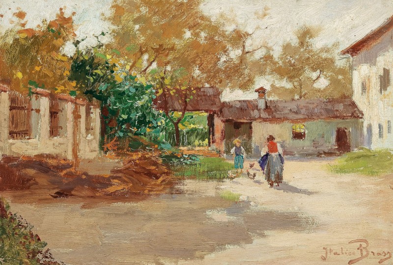 "Pictură. Rural" by Italico Brass
