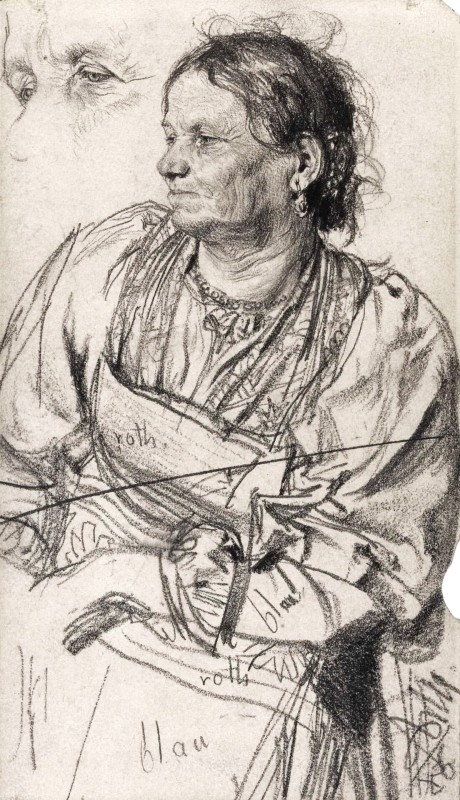 "Drawing. Figure" by Adolph von Menzel