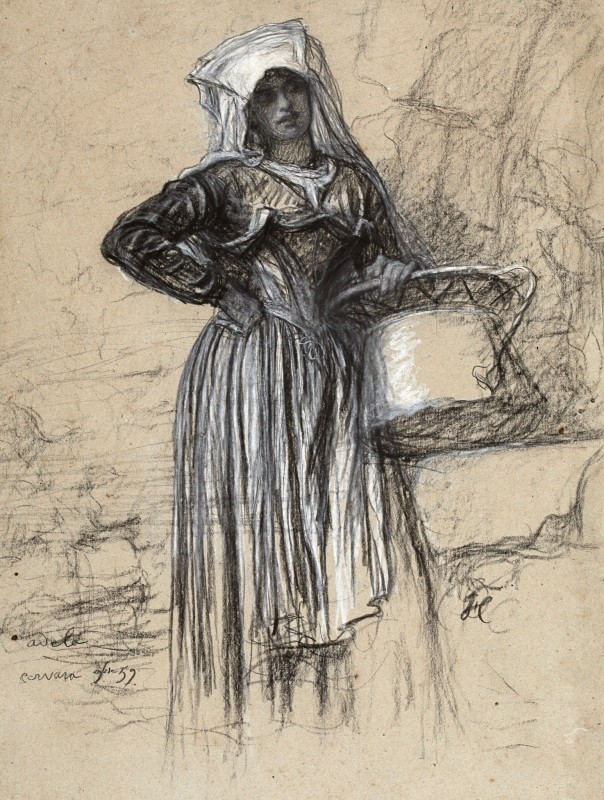 "Drawing. Figure" by Ernest Hebert