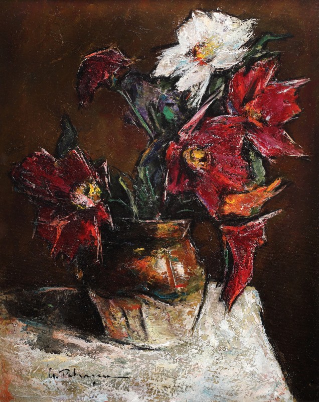 "Painting. Flowers" by Gheorghe Petrașcu