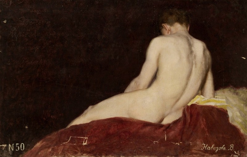 "Painting. Nude" by Vasili Ivanovich Navosov