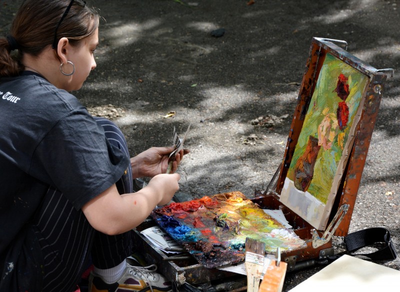 ... начало летнего пленэра / 8-й, 10-й и 11-й кл. /