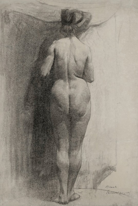 "Рисунок. Обнаженка" by Aleksandr Ivanovich Savinov
