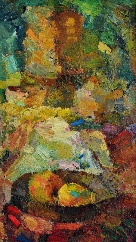"Natură statică" by Влад Cантеа, 1993, 700x400mm, масло / холст