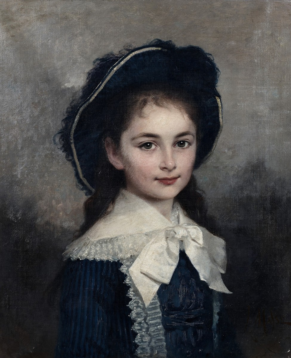 "Painting. Portrait" by Jules Masse