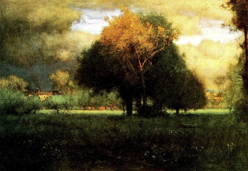 "Painting. Landscape" by George Inness