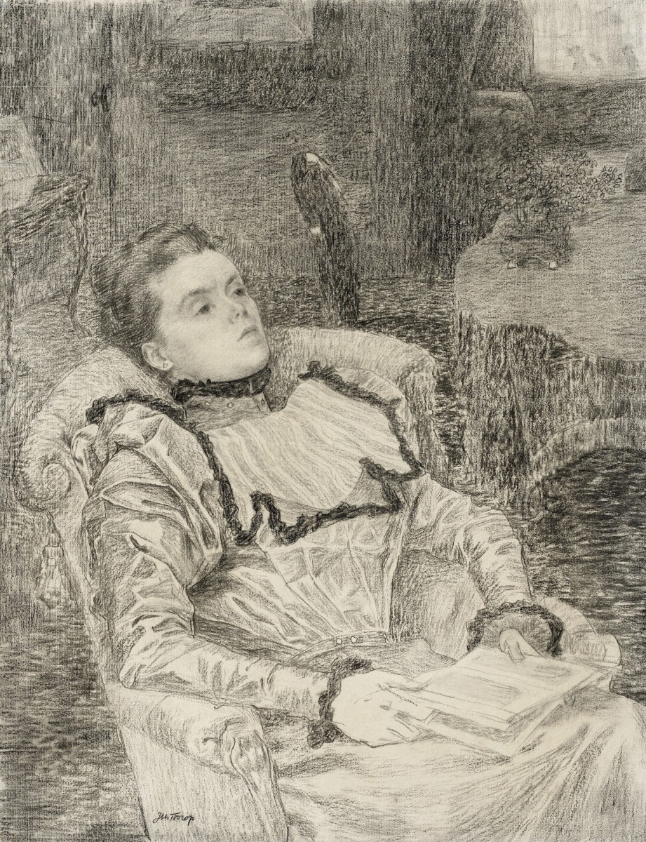 "Drawing. Figure" by Jan Toorop