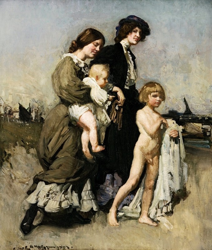 "Painting. People" by George Lambert