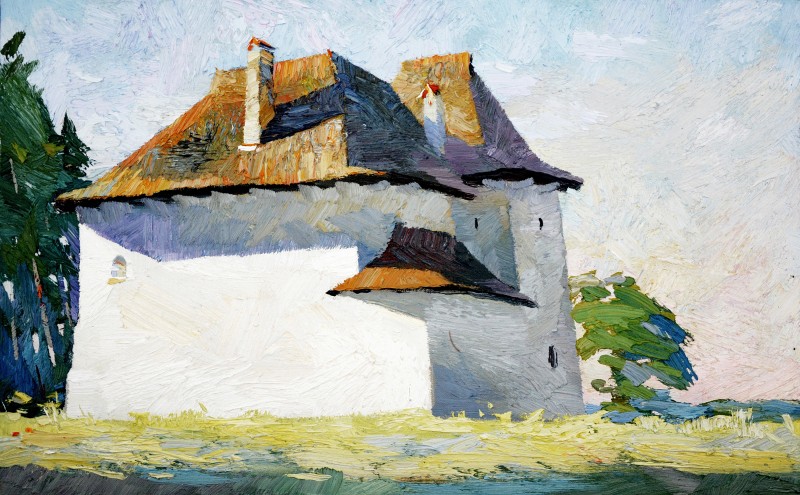 "Râmnicu-Vâlcea" by Anatol Ghimpu, ulei pe pânză