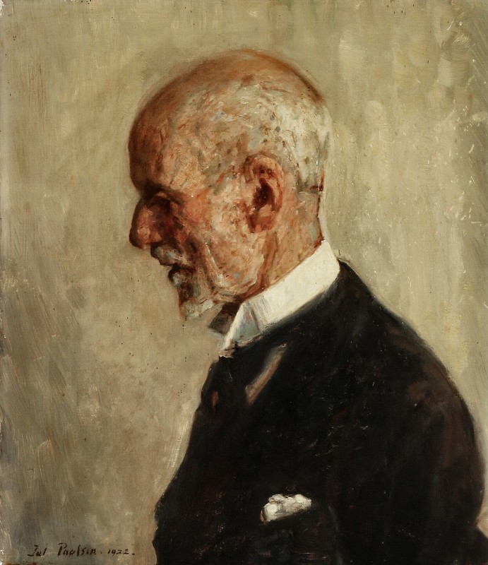 "Pictură. Portret" by Julius Paulsen