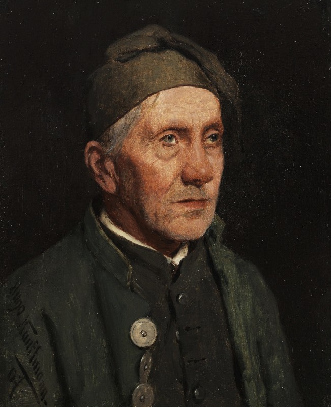 "Painting. Portrait" by Hugo Kauffmann