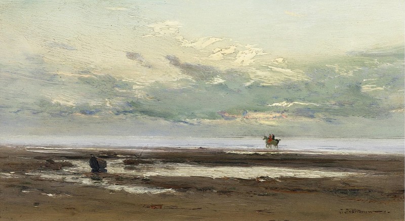 "Painting. Landscape" by Ivan Pavlovich Pokhitonov