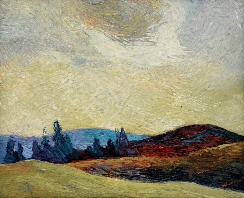 "Etude" by Anatol Ghimpu, 1999, 450x550mm, oil on canvas