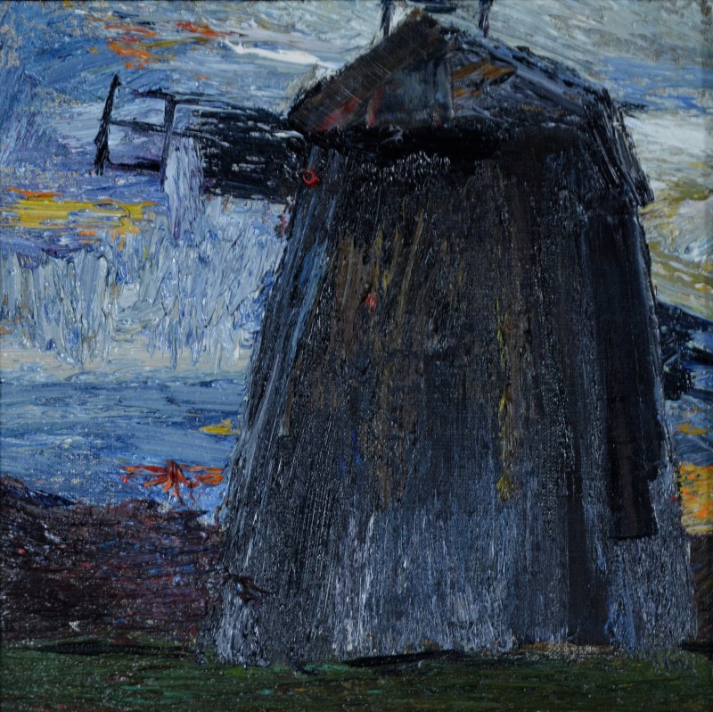 "Живопись. Пленэр. Продолжительный" by Ион Голубей, 300x300mm, масло / холст