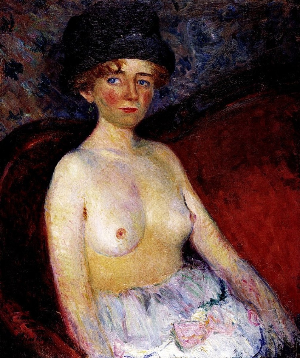 "Pictură. Nud" by William Glackens