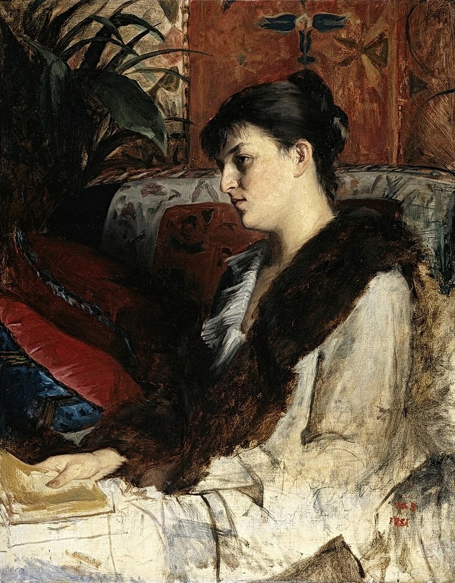 "Pictură. Figură / semifigură" by Marie Bashkirtseff