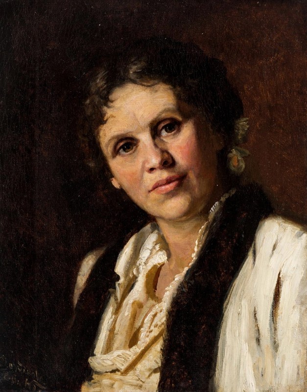 "Painting. Portrait" by Isaac Ilyich Levitan