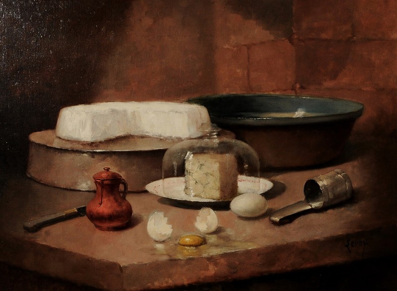 "Pictură. Natură statică" by Eugène Leroy