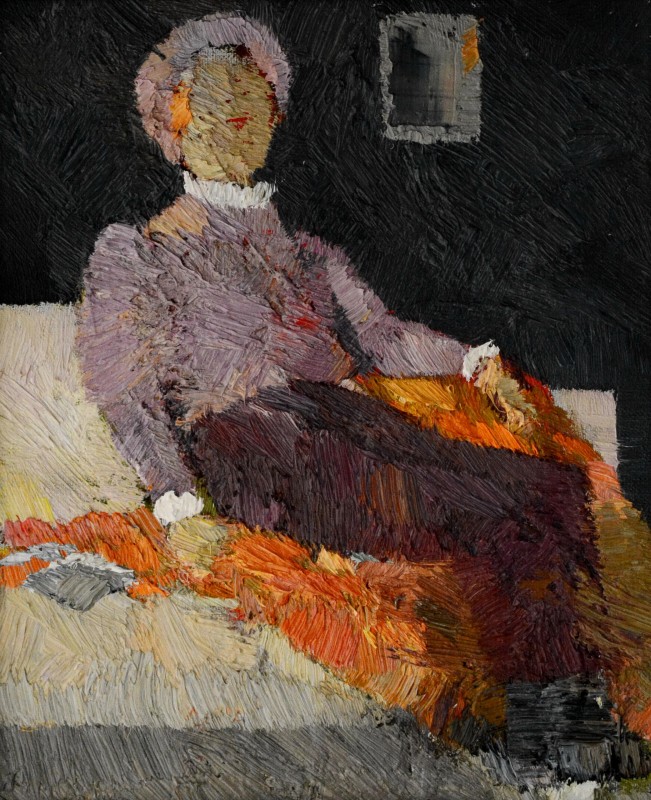 "Studiu" by Carolina Leagul, 2013, 300x250mm, ulei pe pânză
