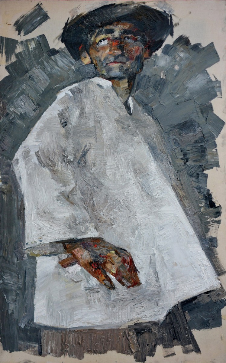 "Painting. Figure. Long term" by Diana Rumeghea, 700x500mm, oil on canvas