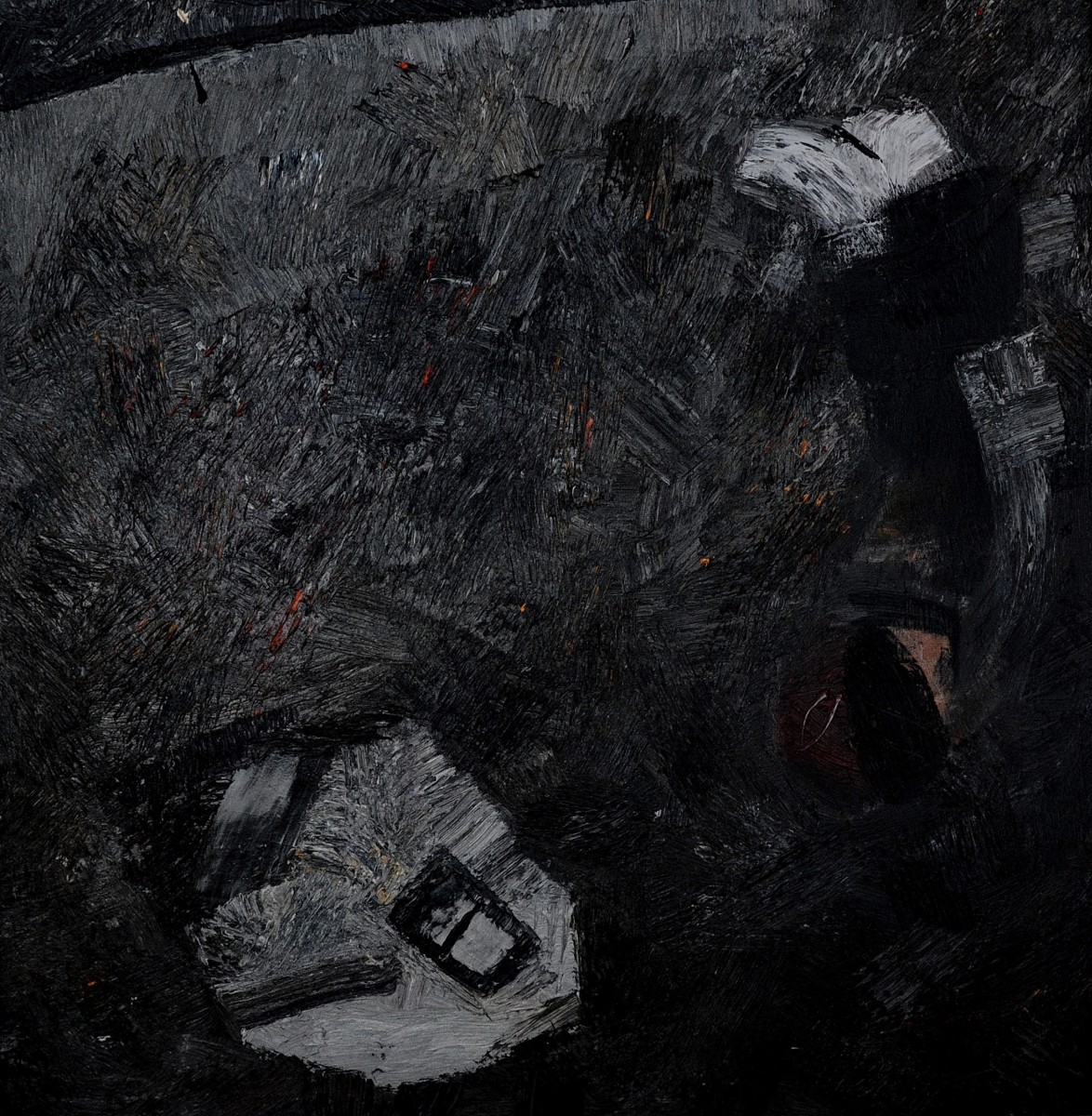 "Этюд" by Анатол Гимпу, 2006, 800x800mm, масло / холст