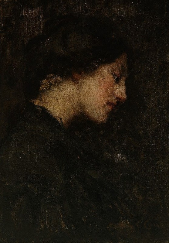 "Pictură. Portret" by George James Coates