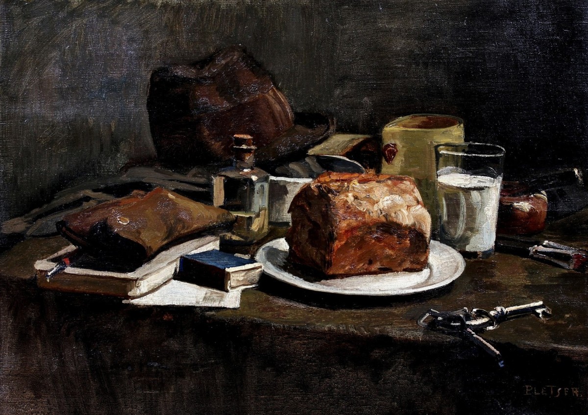 "Pictură. Natură statică" by George Pletser