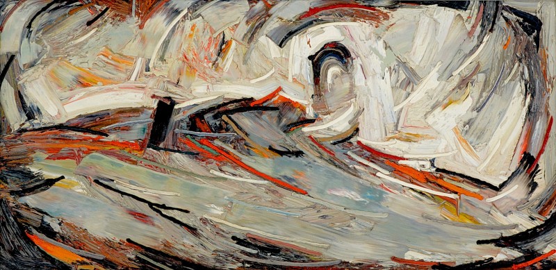 "Бутучены" by Анатол Гимпу, 1997, 450x900mm, масло / холст