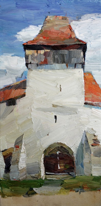 "Pictură. Pleinair. Pleinair România" by Ilie Maxemciuc, ulei pe pânză