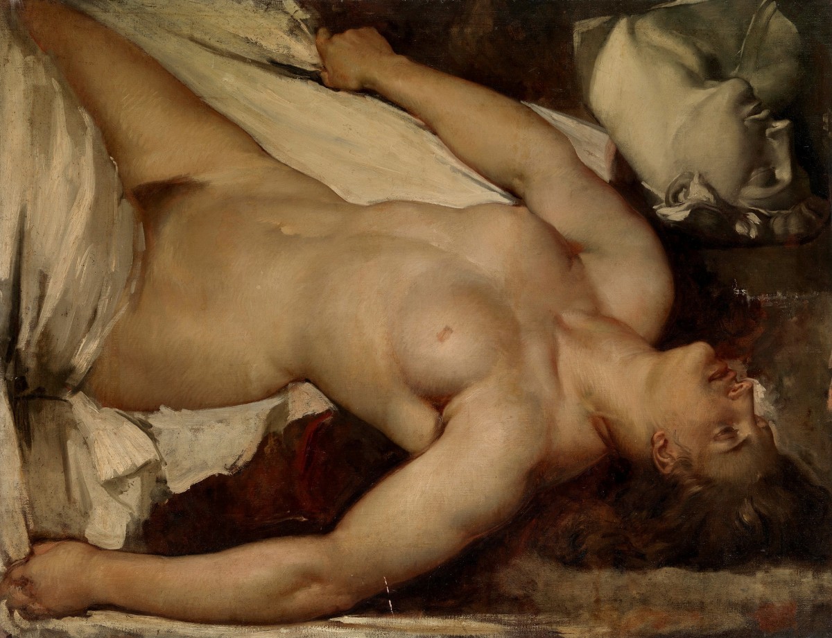 "Pictură. Nud" by Grigori Efimovich Glyukman
