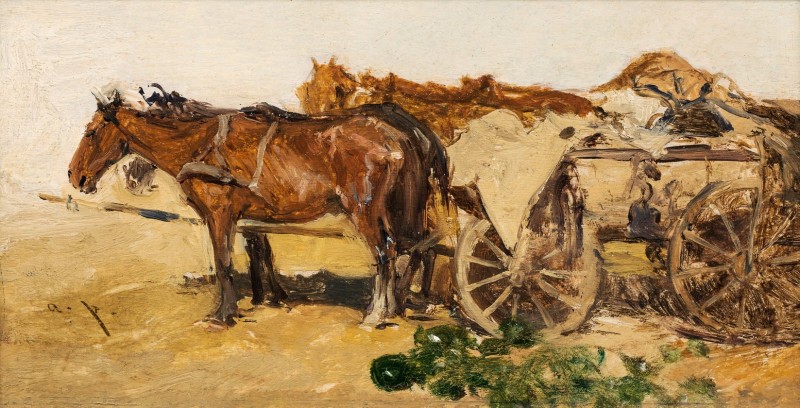"Painting. Animals" by August Ritter von Pettenkofen