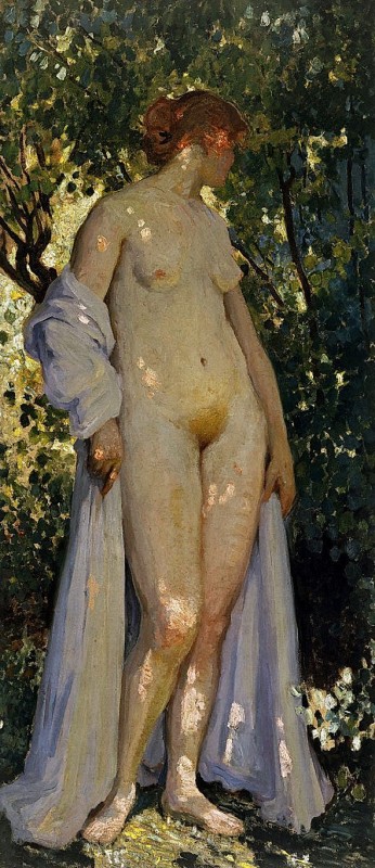 "Painting. Nude" by E. Phillips Fox