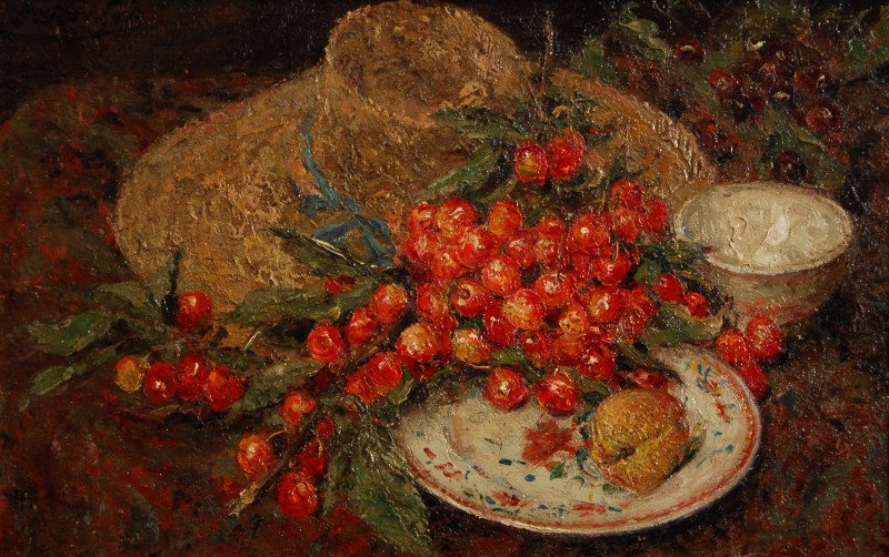 "Painting. Still life" by Ernest Rocher