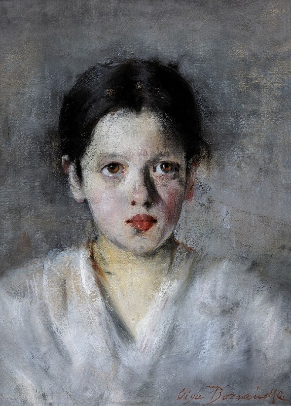 "Pictură. Portret" by Olga Boznańska