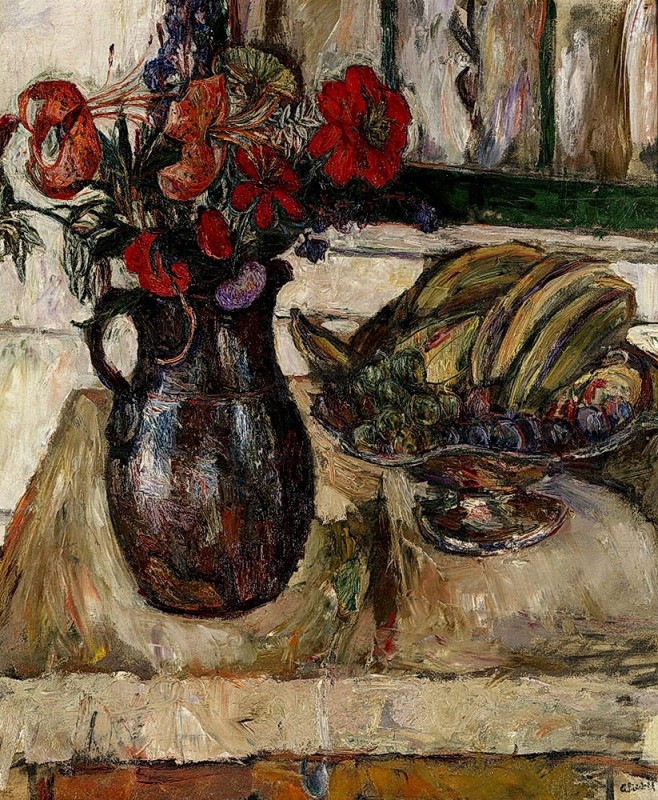 "Painting. Flowers" by Abram Anshelevich Manevich