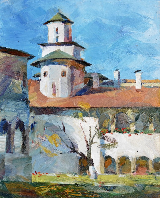 "Painting. Pleinair. Pleinair romania" by Alisa Bivol, oil on canvas