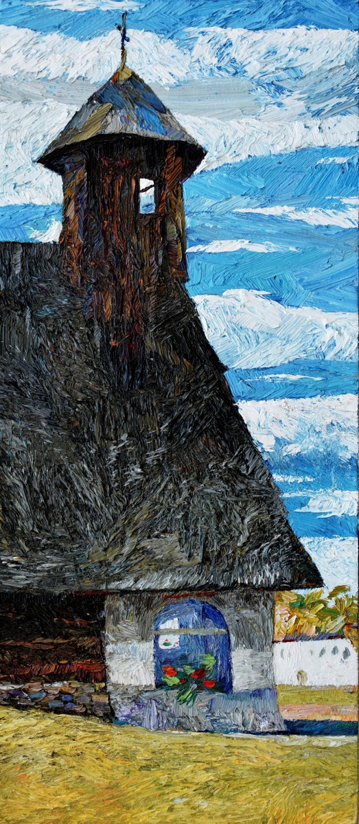 "Painting. Pleinair. Pleinair romania" by Cristina Demian, oil on canvas