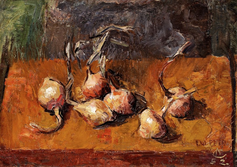 "Painting. Still life" by Alexandru Ciucurencu, oil on canvas