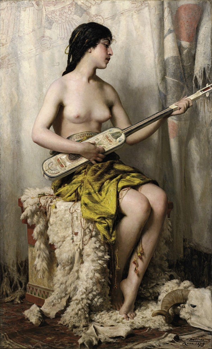 "Composition. Nude" by Théobald Chartran