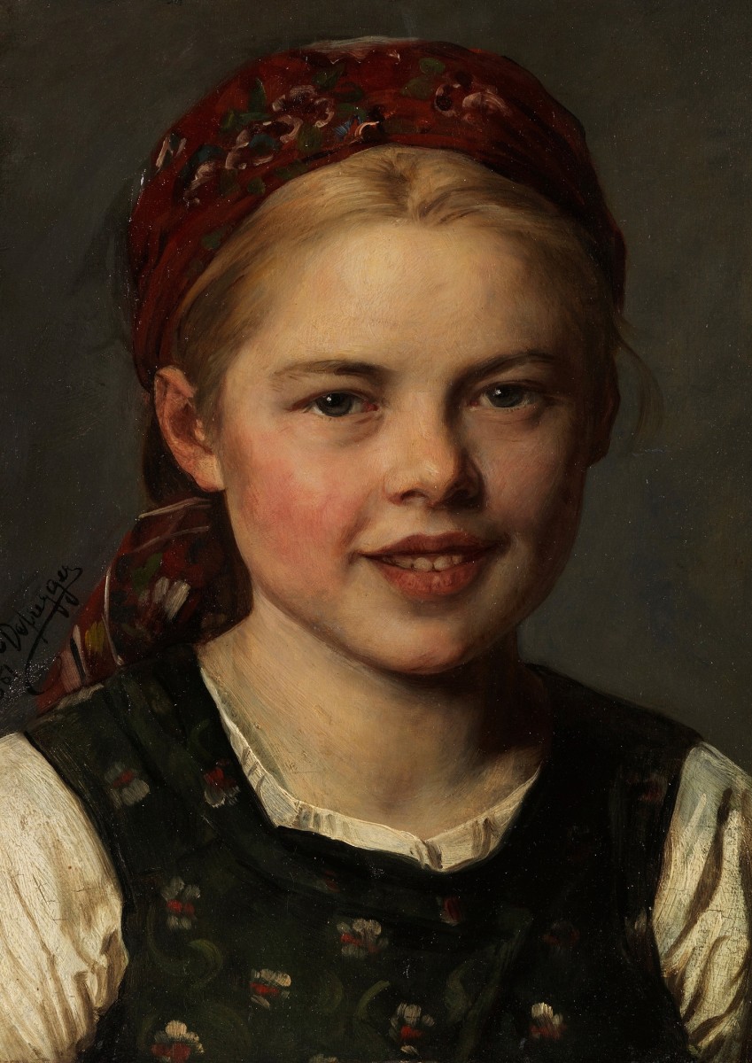 "Painting. Portrait" by Franz von Defregger